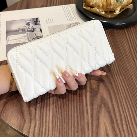 Leather Solid Color Wallet | Lily Bloom