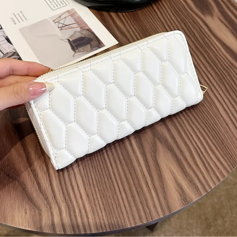 Leather Solid Color Wallet | Lily Bloom
