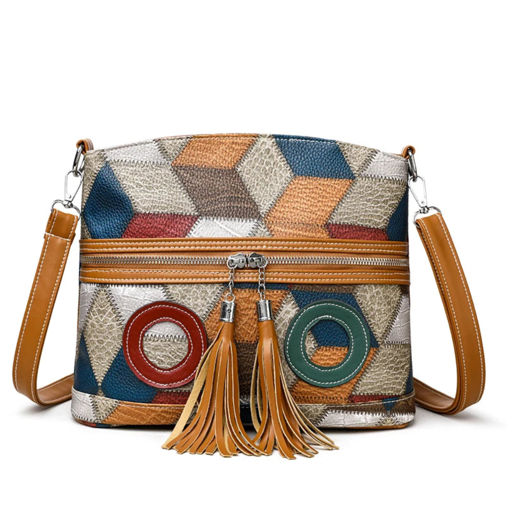 Lightweight and Simple Checkered Crossbody Bag | Lily Bloom