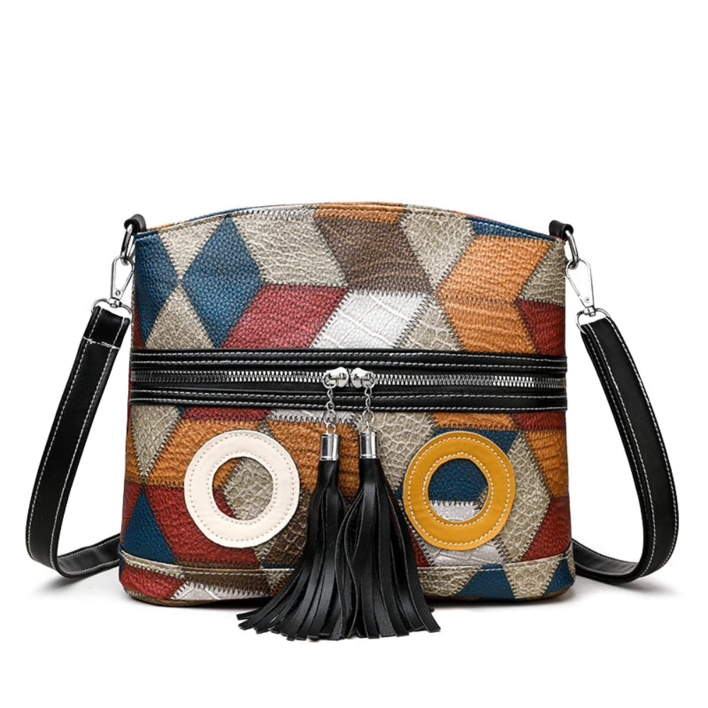 Lightweight and Simple Checkered Crossbody Bag | Lily Bloom