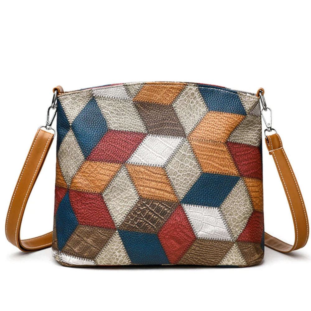 Lightweight and Simple Checkered Crossbody Bag | Lily Bloom