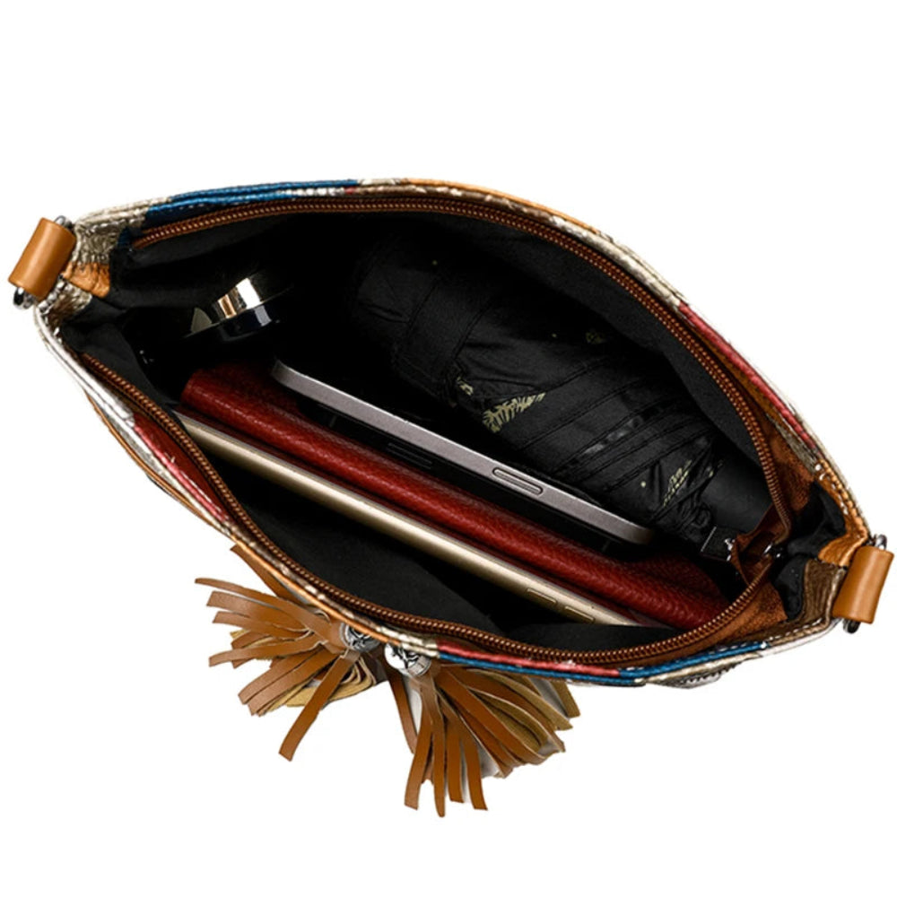 Lightweight and Simple Checkered Crossbody Bag | Lily Bloom