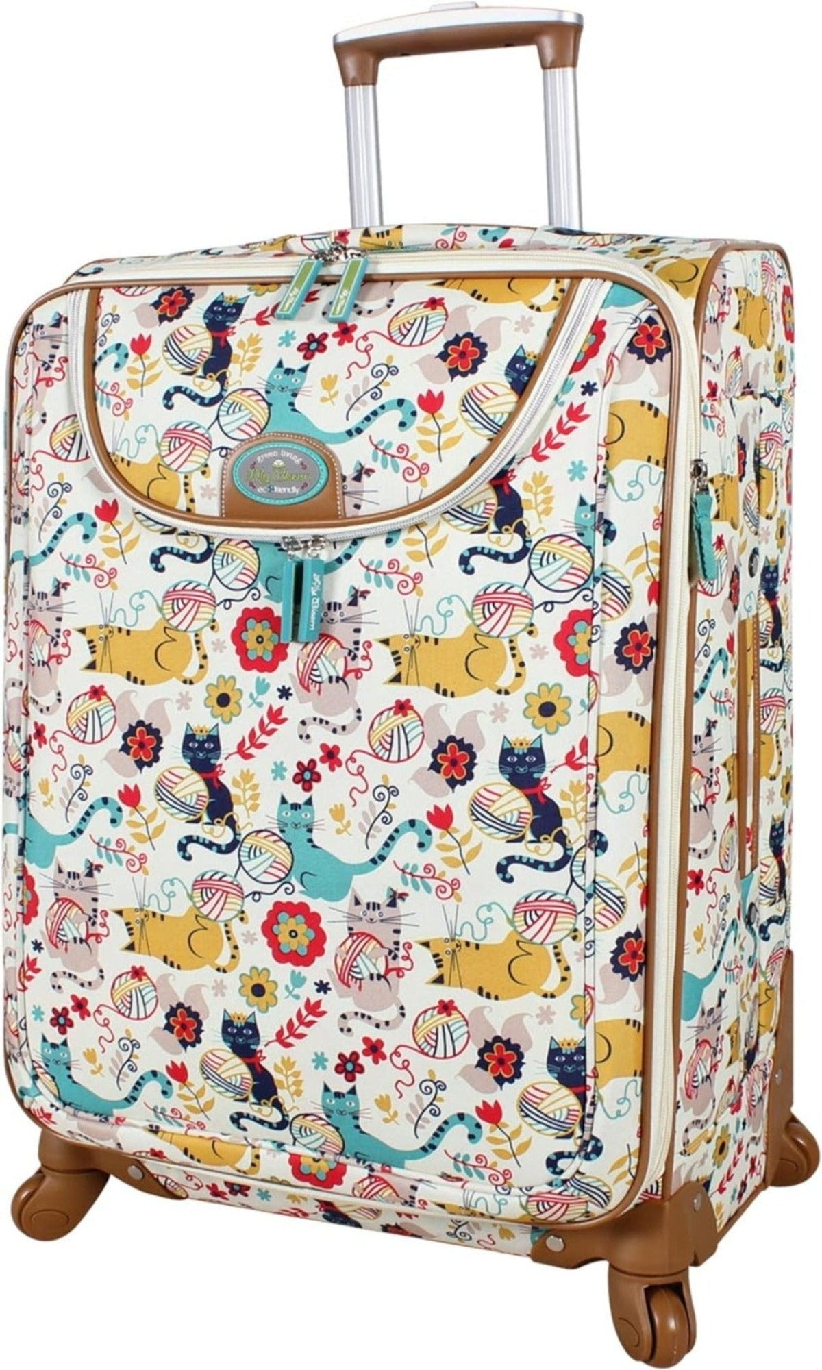 Lily Bloom 28 in Luggage Large Expandable Design Pattern Suitcase - Lily Bloom Store