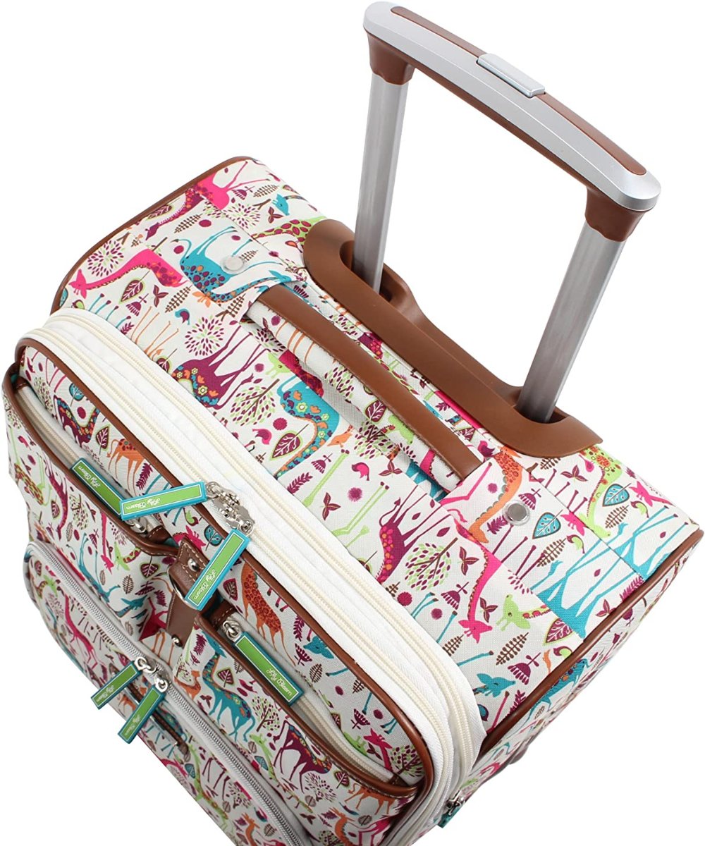 Lily Bloom 28 in Luggage Large Expandable Design Pattern Suitcase - Lily Bloom Store