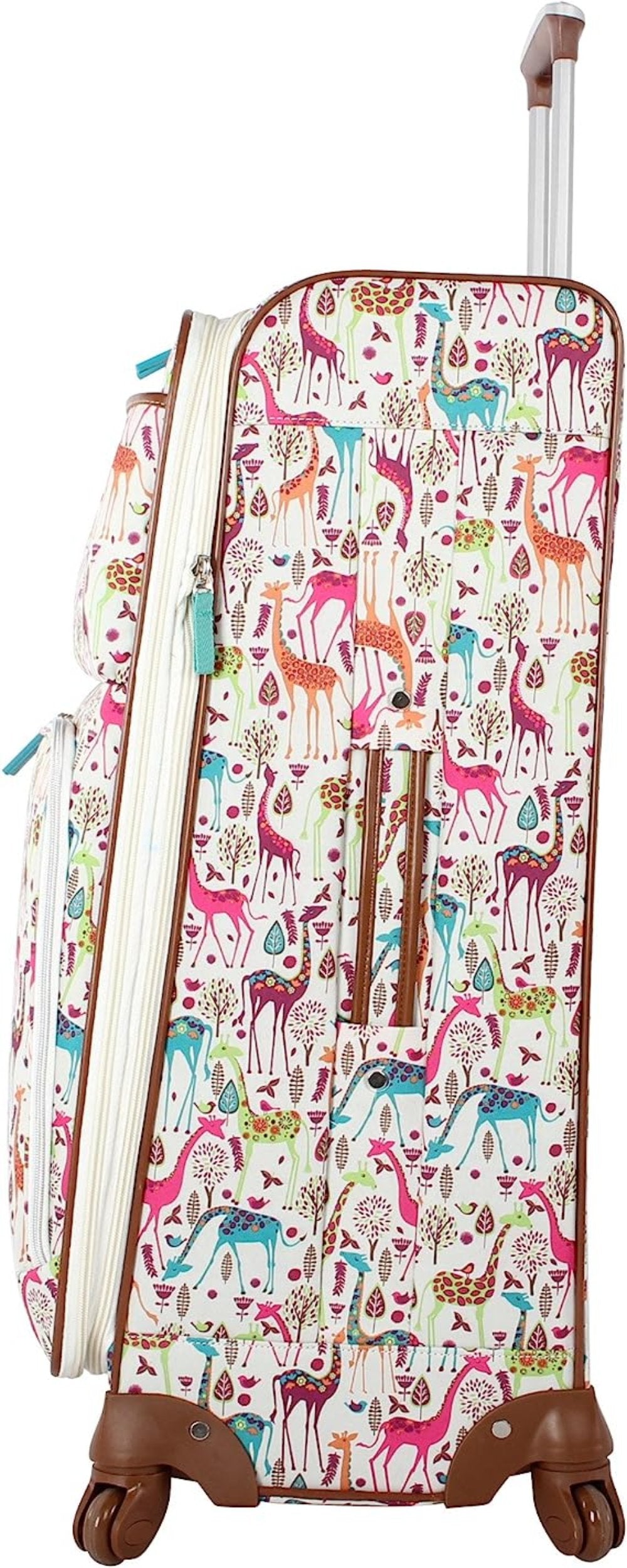 Lily Bloom 28 in Luggage Large Expandable Design Pattern Suitcase - Lily Bloom Store