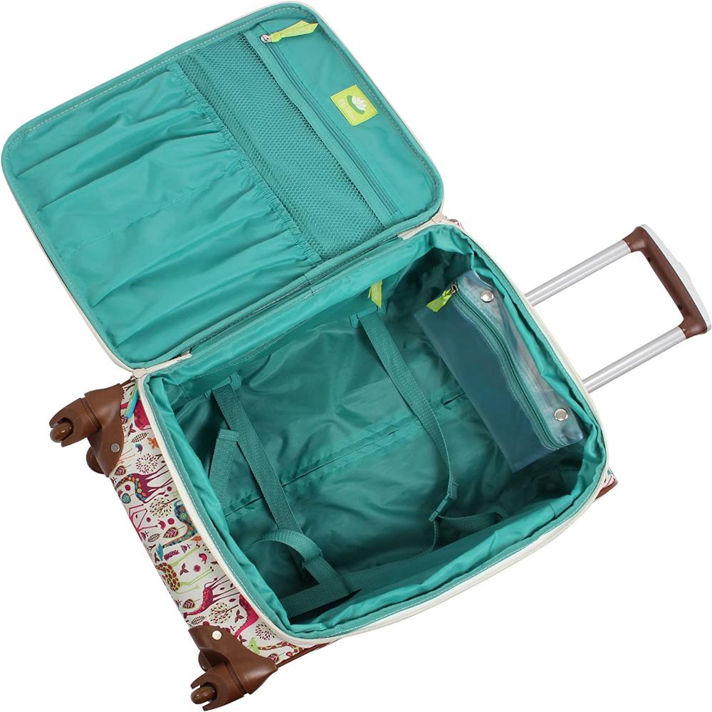 Lily Bloom 28 in Luggage Large Expandable Design Pattern Suitcase - Lily Bloom Store