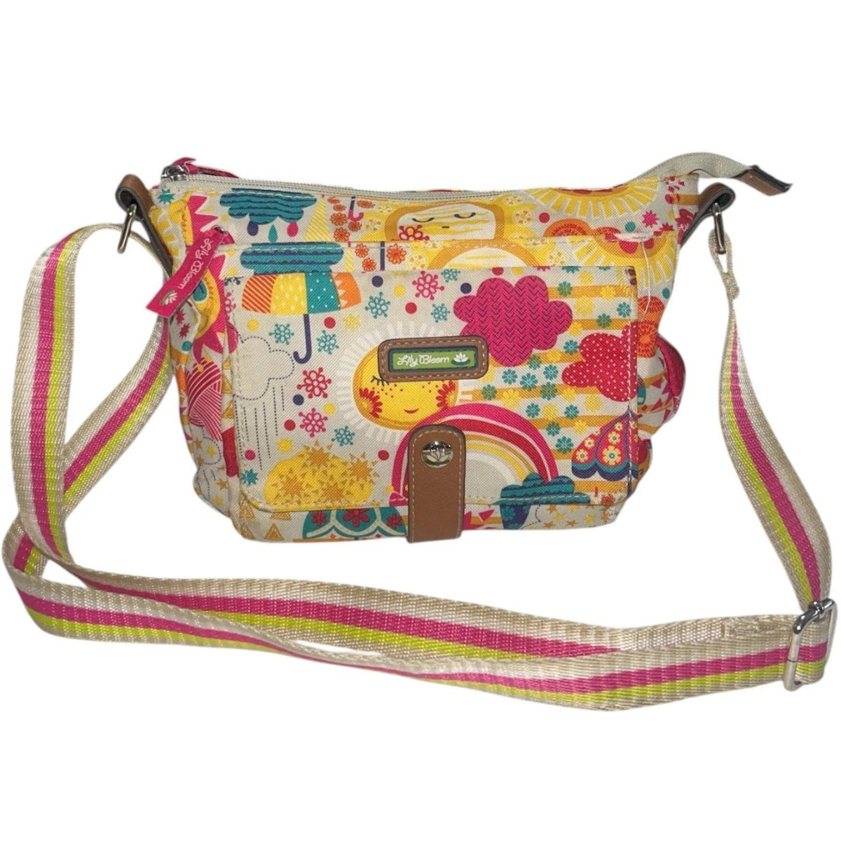 Lily Bloom Hello Sunshine Floral Crossbody Bag