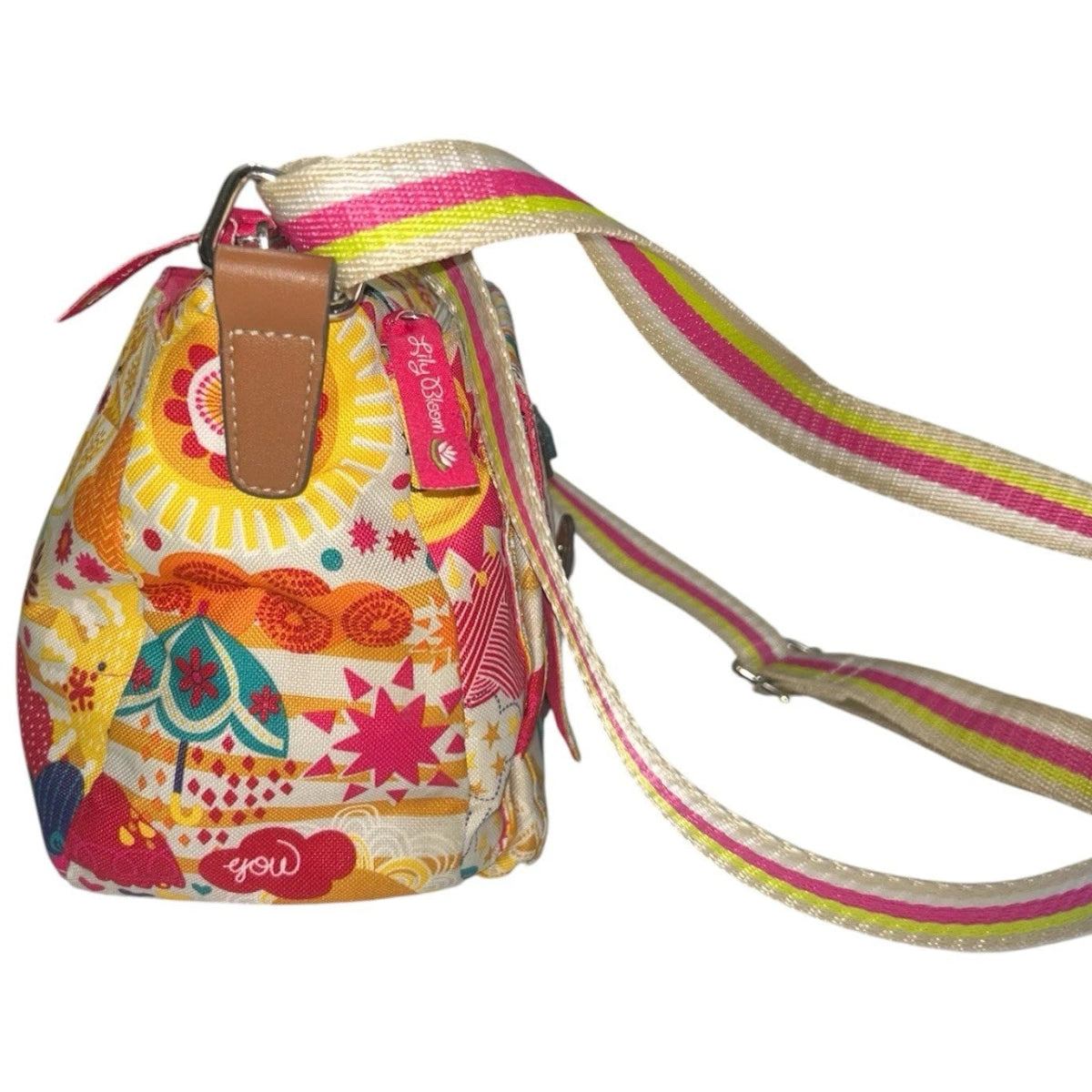 Lily Bloom Hello Sunshine Floral Crossbody Bag