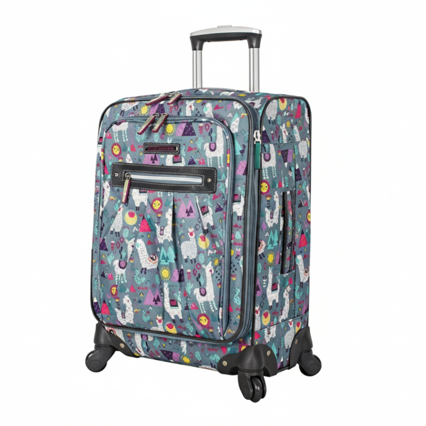 Lily Bloom Luggage Carry On Expandable Design Pattern Suitcase With Spinner Wheels 20in - Lily Bloom