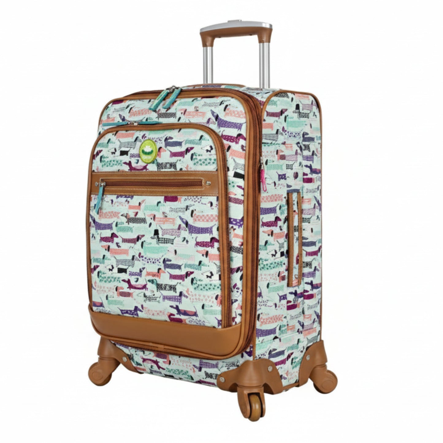 Lily Bloom Luggage Carry On Expandable Design Pattern Suitcase With Spinner Wheels 20in - Lily Bloom
