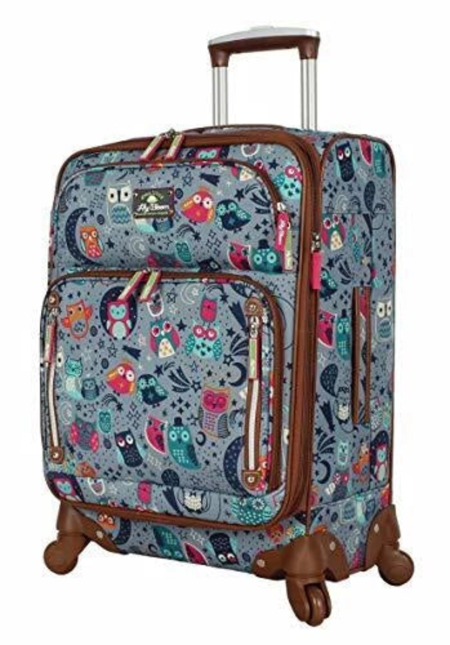 Lily Bloom Luggage Carry On Expandable Design Pattern Suitcase With Spinner Wheels 20in - Lily Bloom