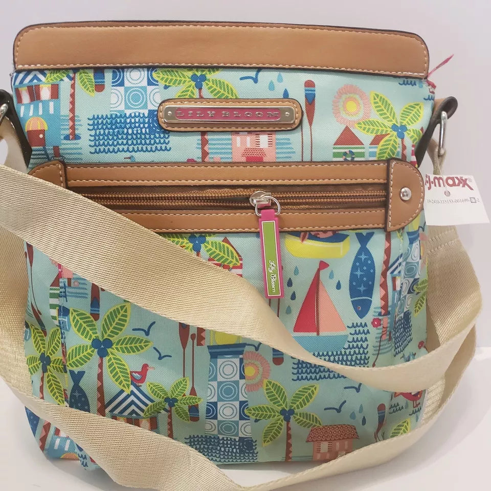 Lily Bloom Triple Section Crossbody Purse - Lily Bloom Store