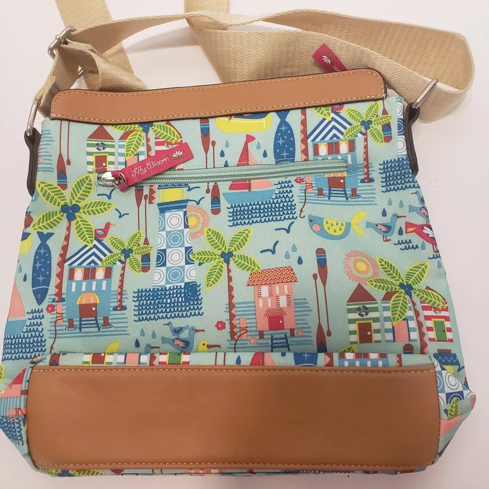 Lily Bloom Triple Section Crossbody Purse - Lily Bloom Store