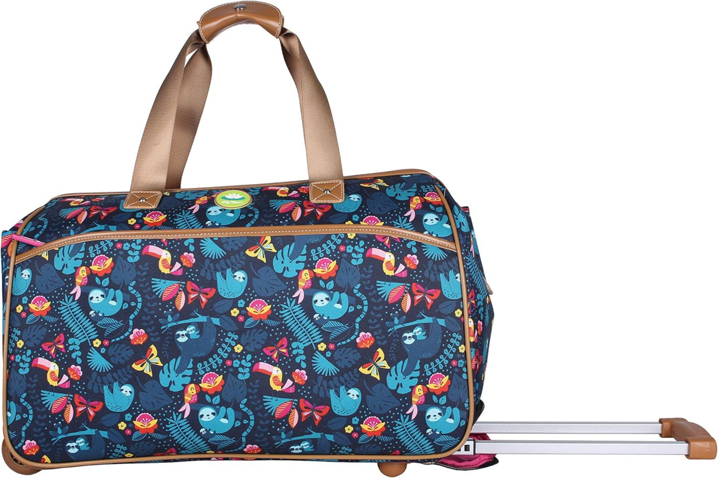 Luggage Designer Pattern Suitcase Wheeled Duffel Carry On Bag 22 in