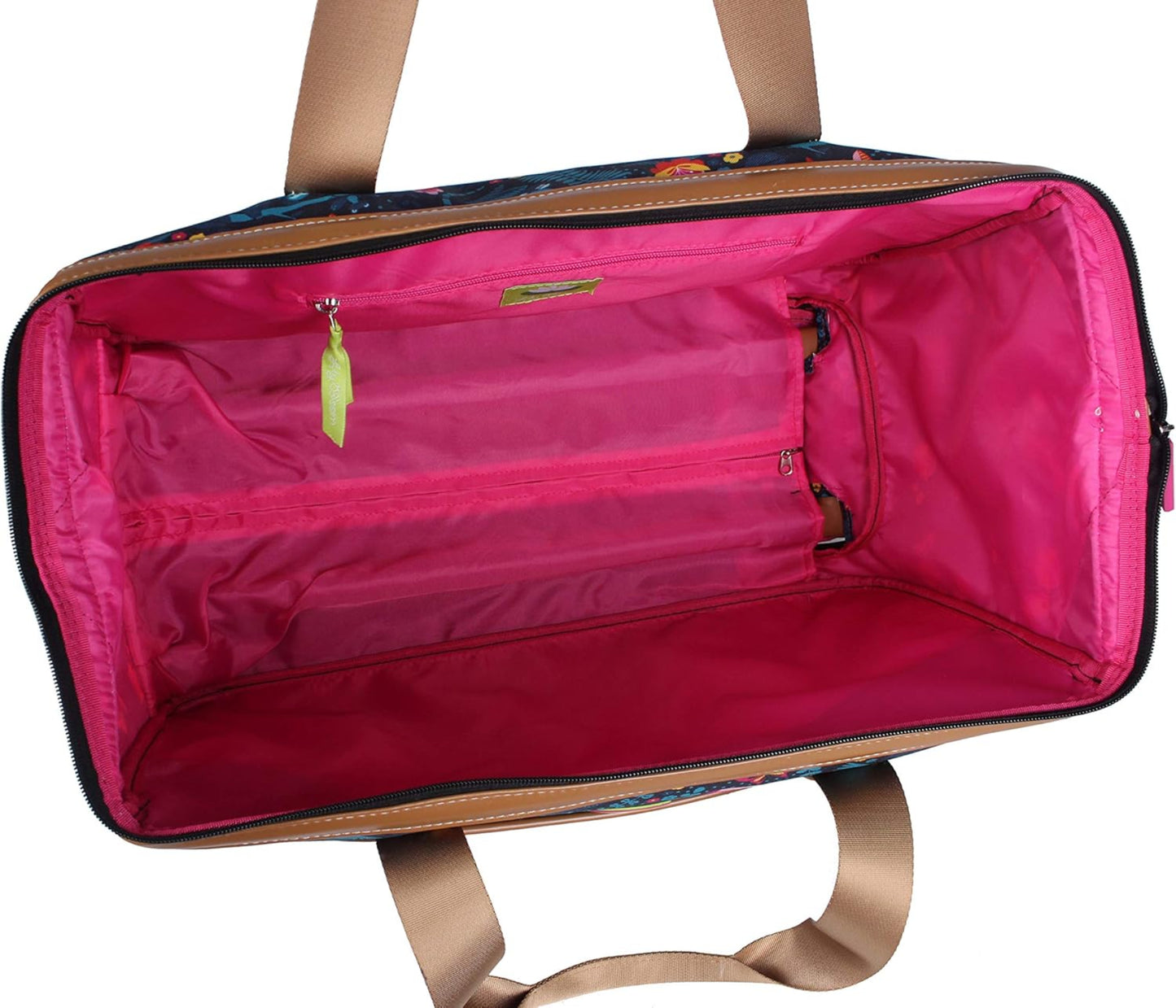 Luggage Designer Pattern Suitcase Wheeled Duffel Carry On Bag 22 in