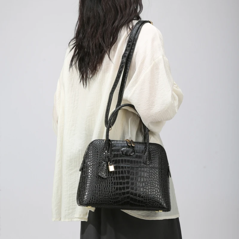 Luxury Vegan Leather Crossbody Bag | Lily Bloom