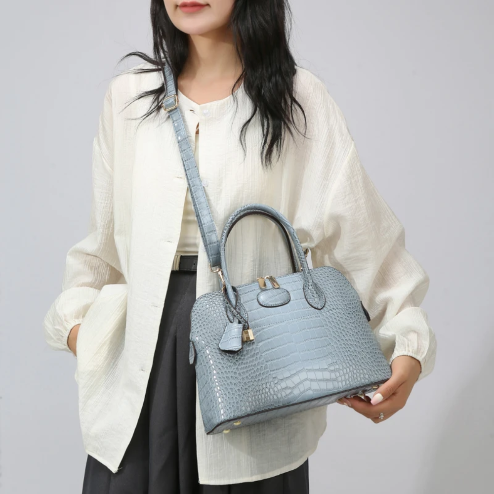 Luxury Vegan Leather Crossbody Bag | Lily Bloom
