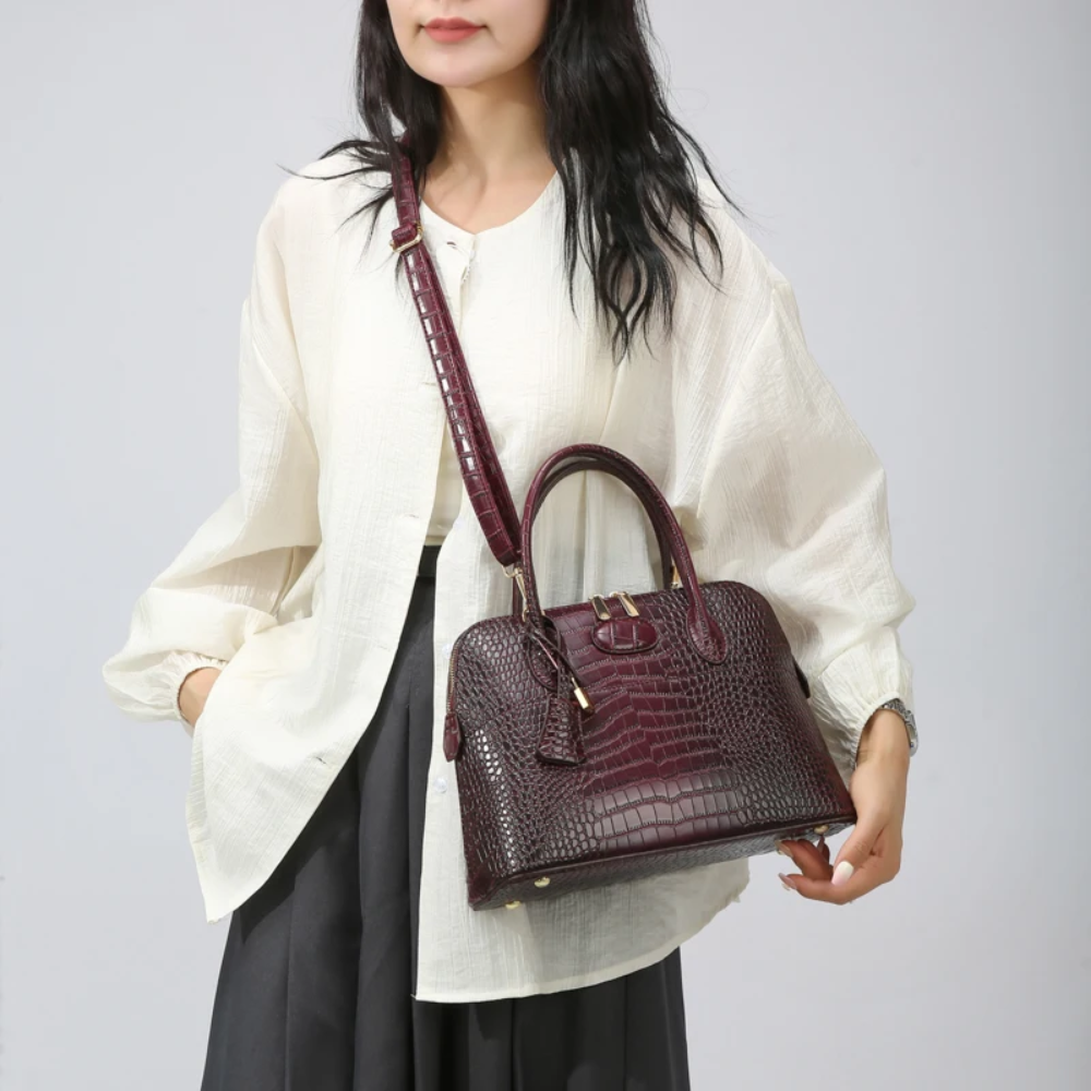 Luxury Vegan Leather Crossbody Bag | Lily Bloom