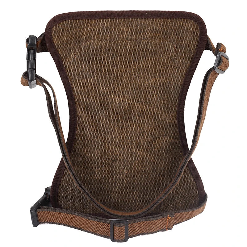 Men's Retro Canvas Crossbody Bag – Tactical Chest & Leg Bag