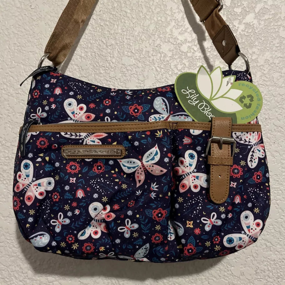 Meow We Roll Lily Bloom Hobo Bag - Lily Bloom Store