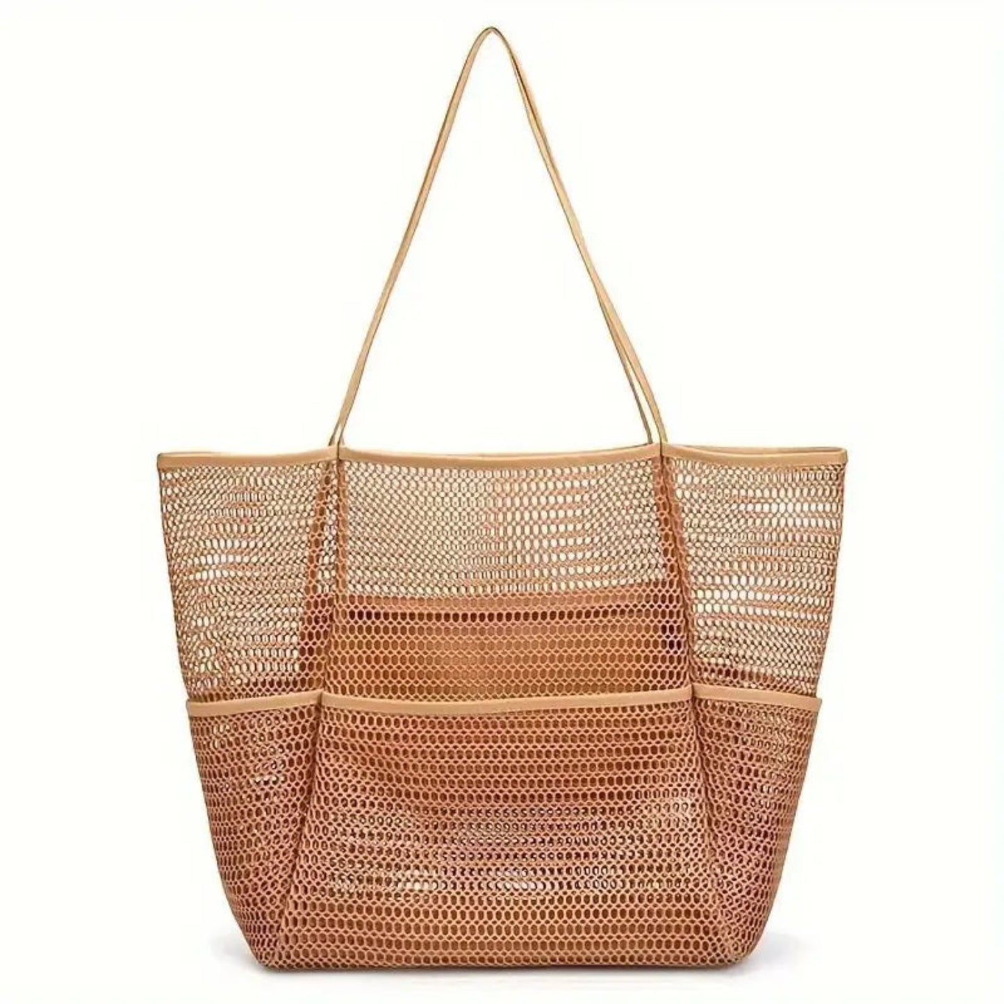 Mesh Beach Bag Swimming Toiletry Storage Tote