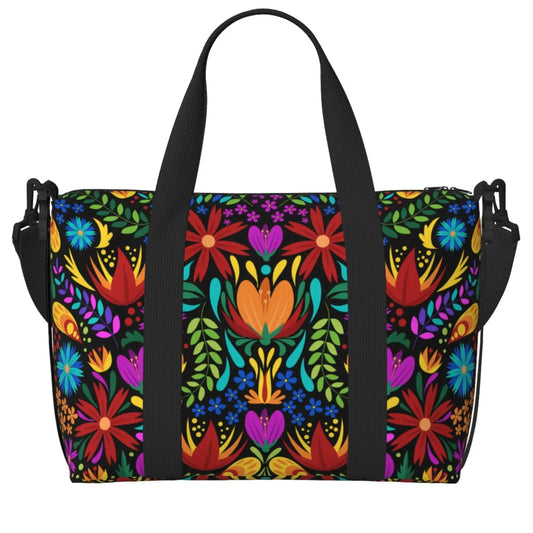 Mexican-Inspired Print Travel Duffle & Weekender Bag