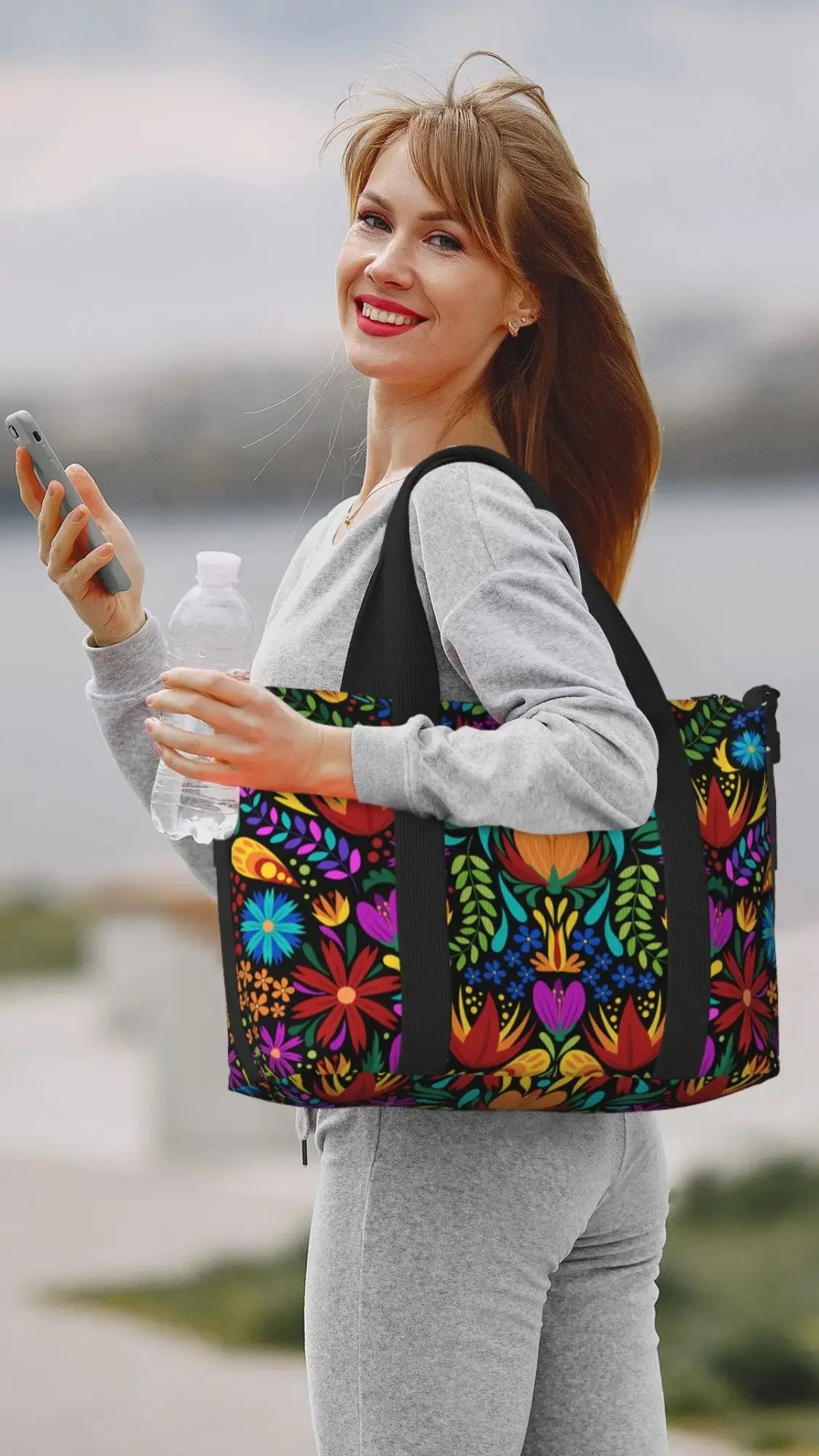 Mexican-Inspired Print Travel Duffle & Weekender Bag