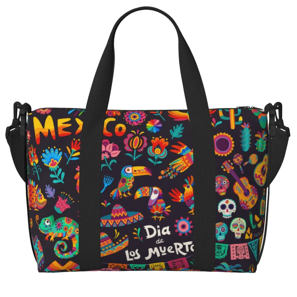 Mexican-Inspired Print Travel Duffle & Weekender Bag