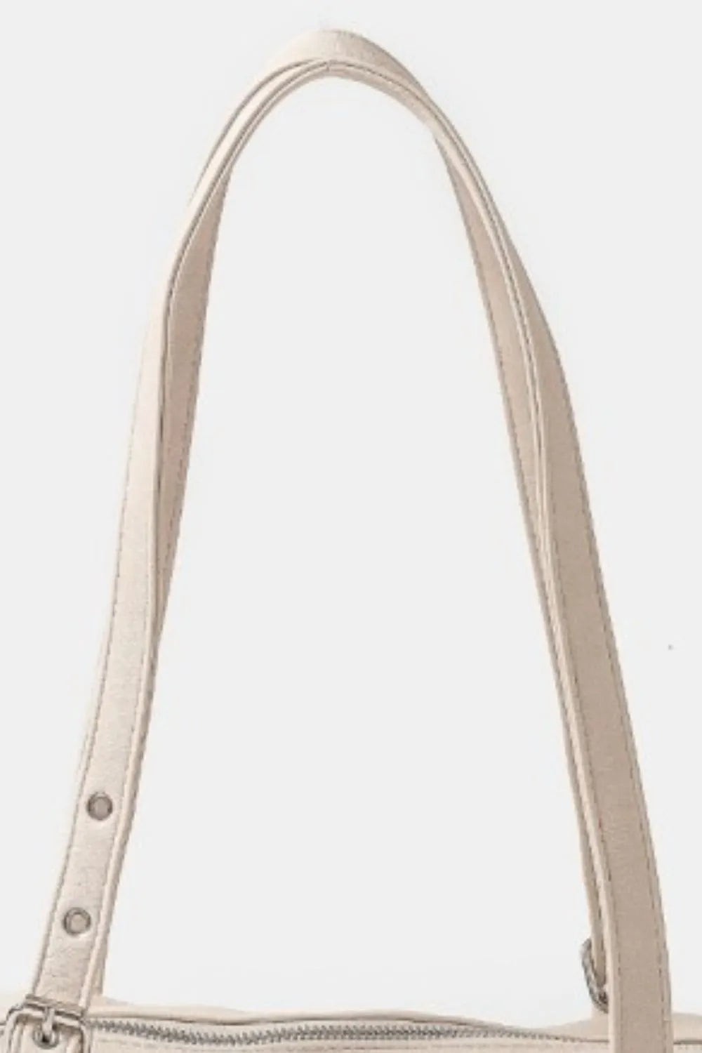 Multi Grommet Belt Strap Rustic Rectangular Hand Bag | Lily Bloom