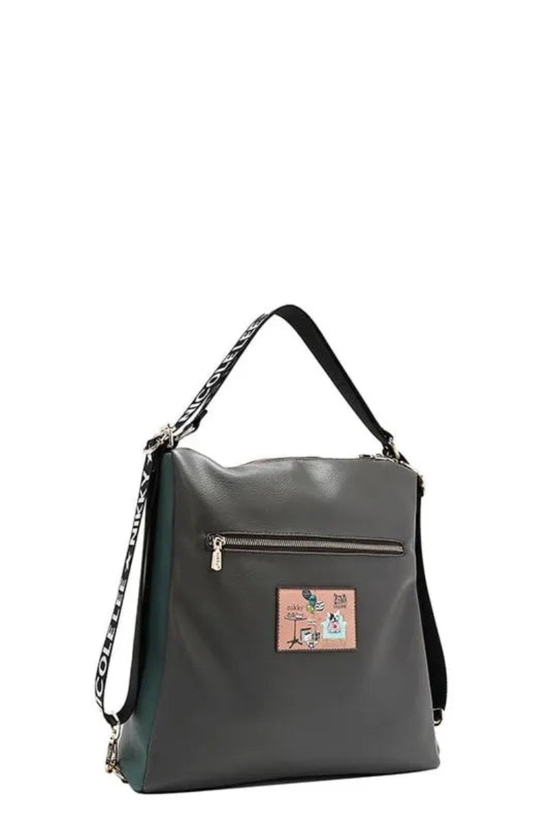 Multifunction Adjustable Strap Eco-Leather Backpack | Lily Bloom