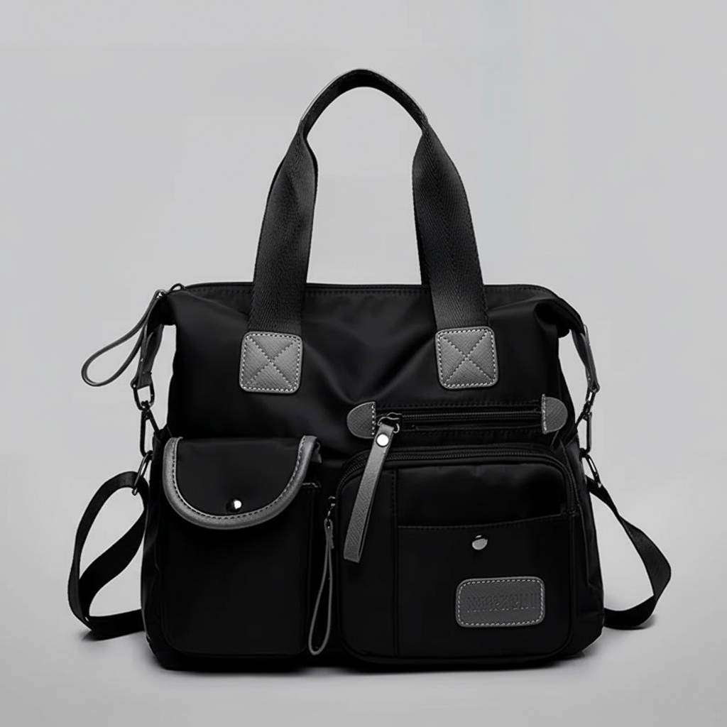 Multifunction Handbag Nylon Crossbody Shoulder Bag | Lily Bloom