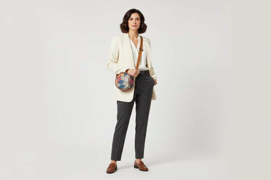 Multipurpose Circular Crossbody Shoulder Bag | Lily Bloom