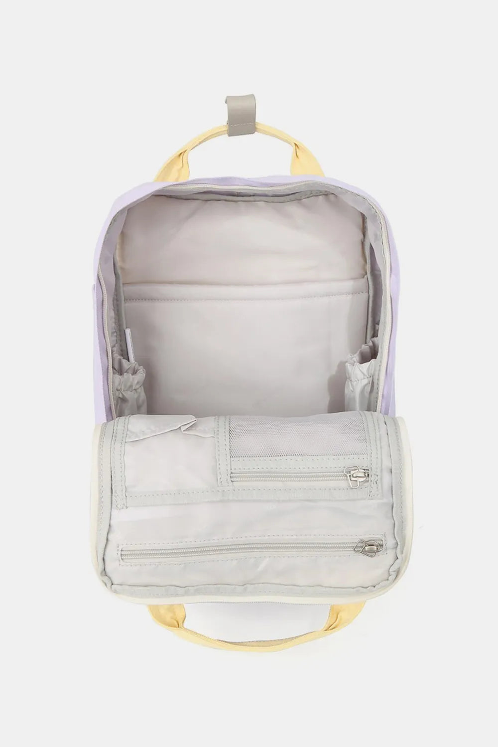 Contrast Water and Scratch-Resistant Nylon Backpack Bag | Lily Bloom