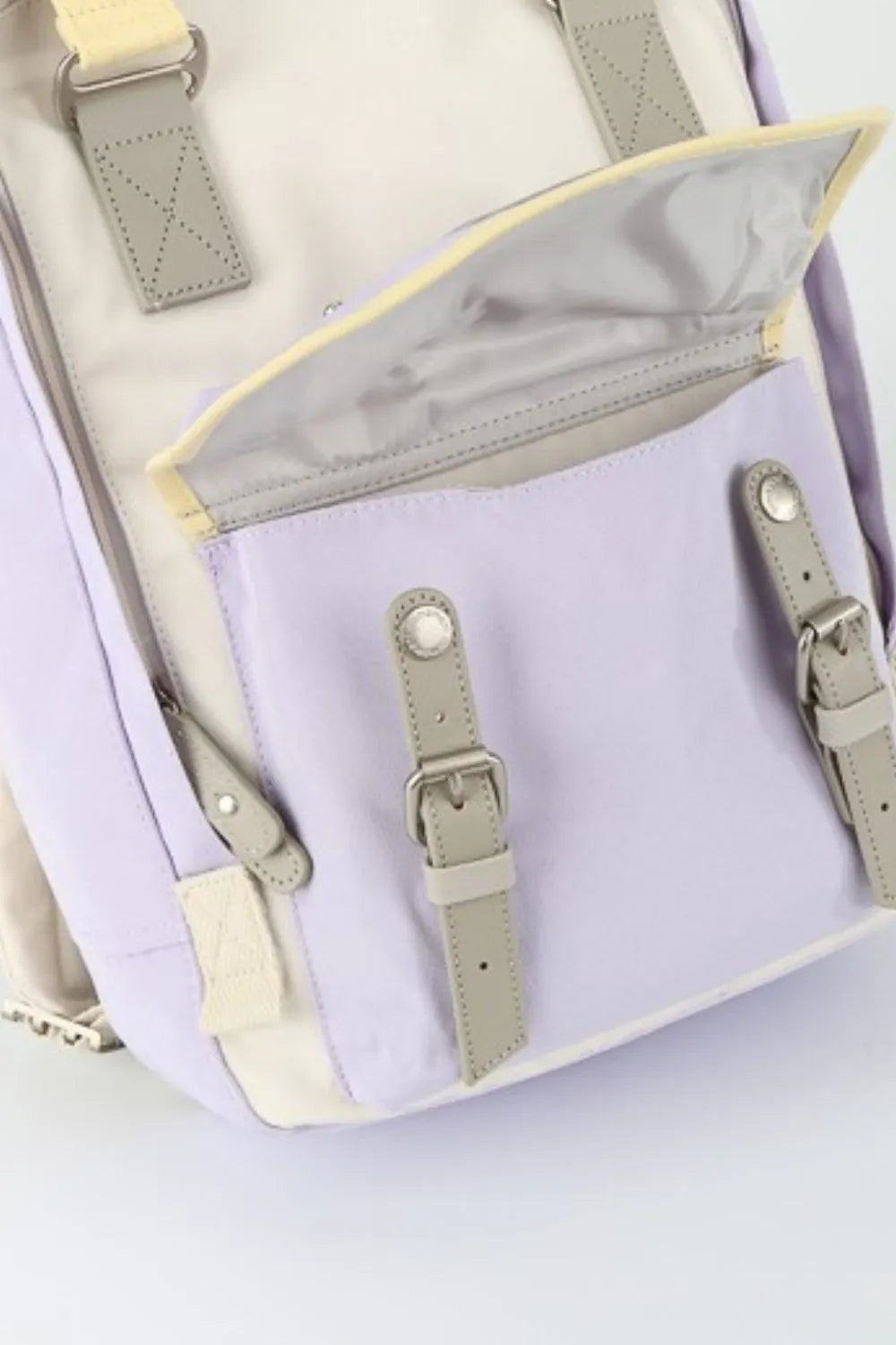 Contrast Water and Scratch-Resistant Nylon Backpack Bag | Lily Bloom