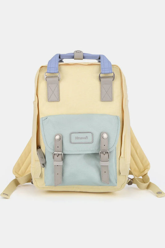 Contrast Water and Scratch-Resistant Nylon Backpack Bag | Lily Bloom
