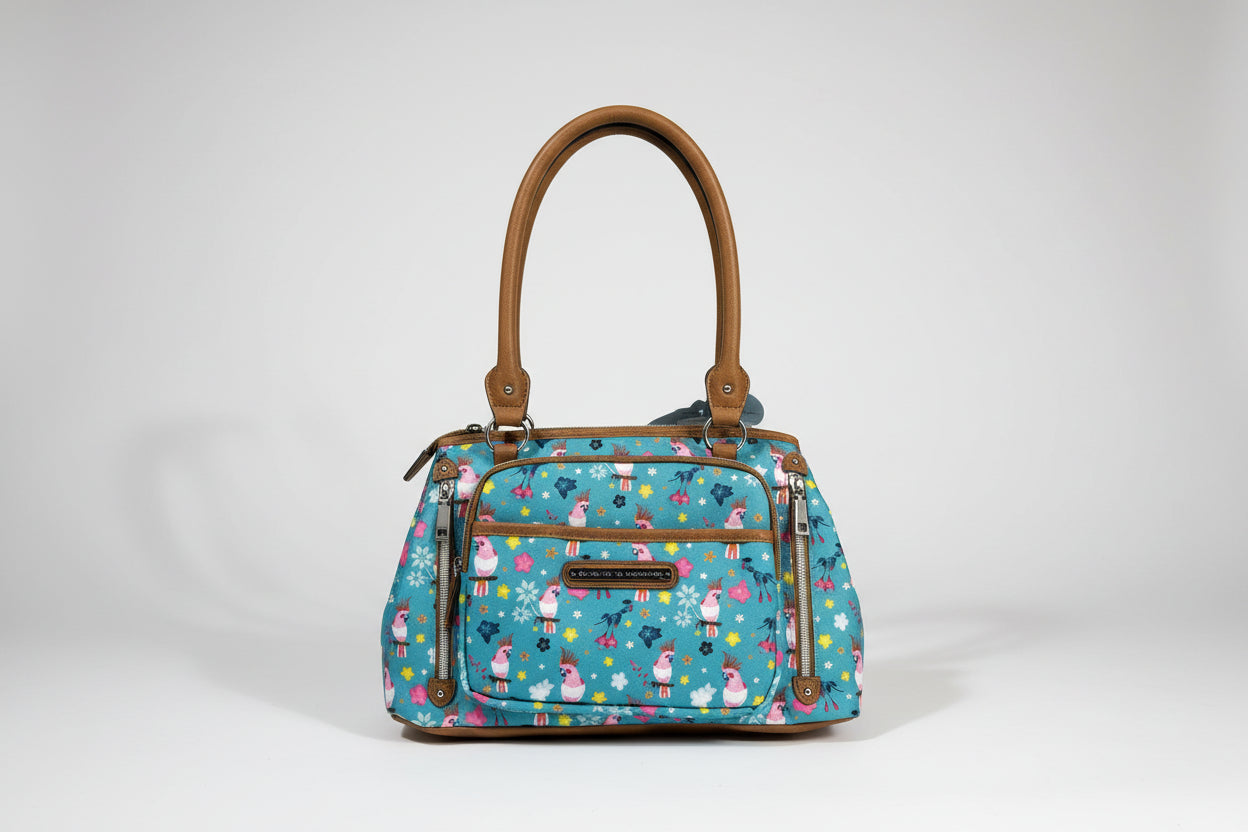 Parrots in Paradise Multi Pocket Purse