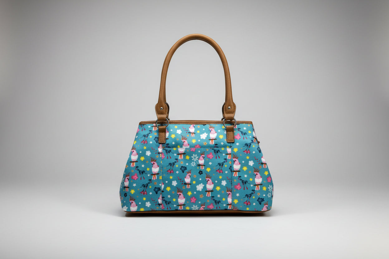 Parrots in Paradise Multi Pocket Purse