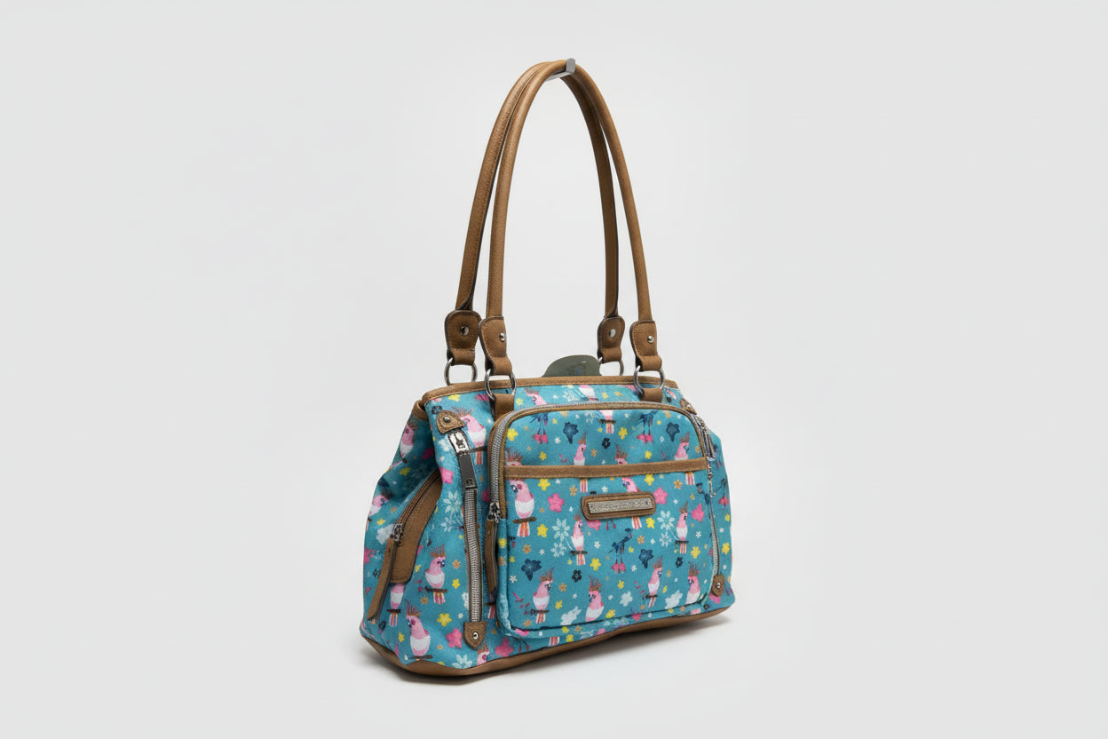 Parrots in Paradise Multi Pocket Purse