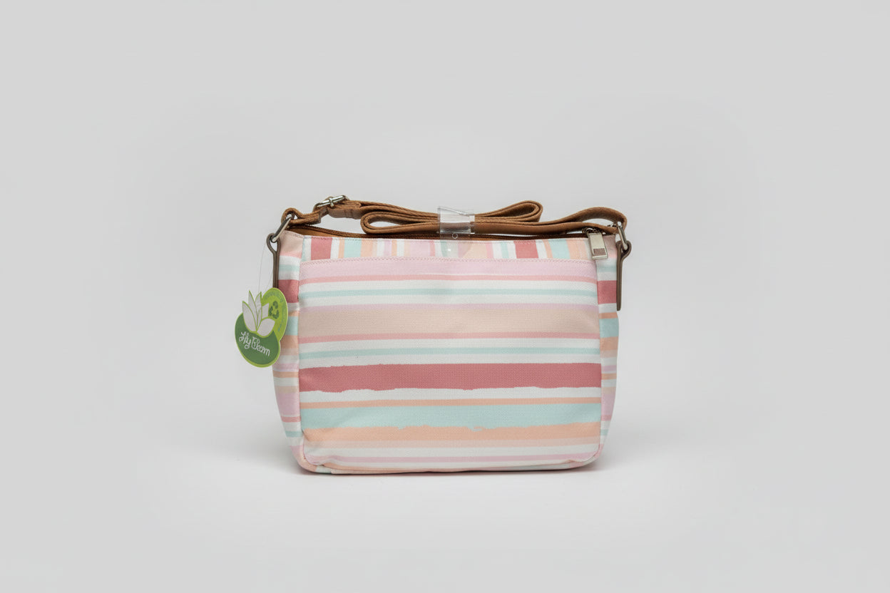 Pastel Stripe Crossbody Bag