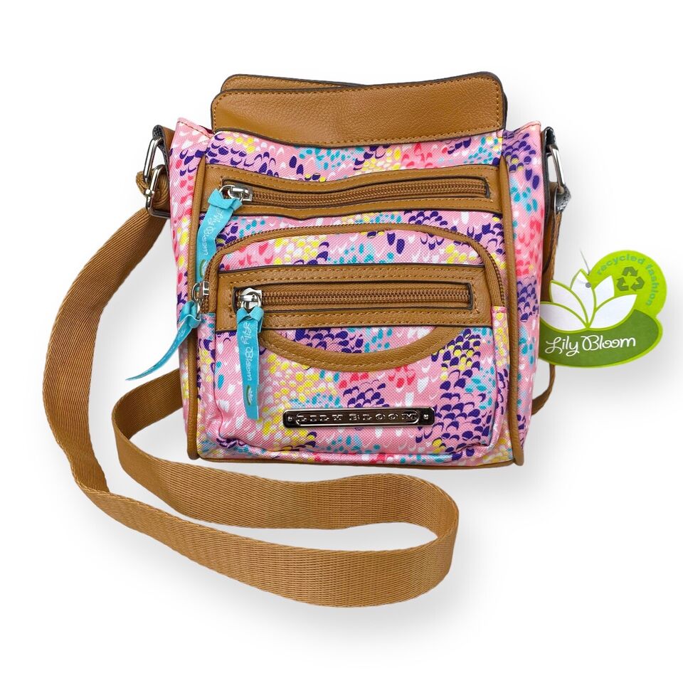 Pink Floral Boho Crossbody Purse - Lily Bloom Store