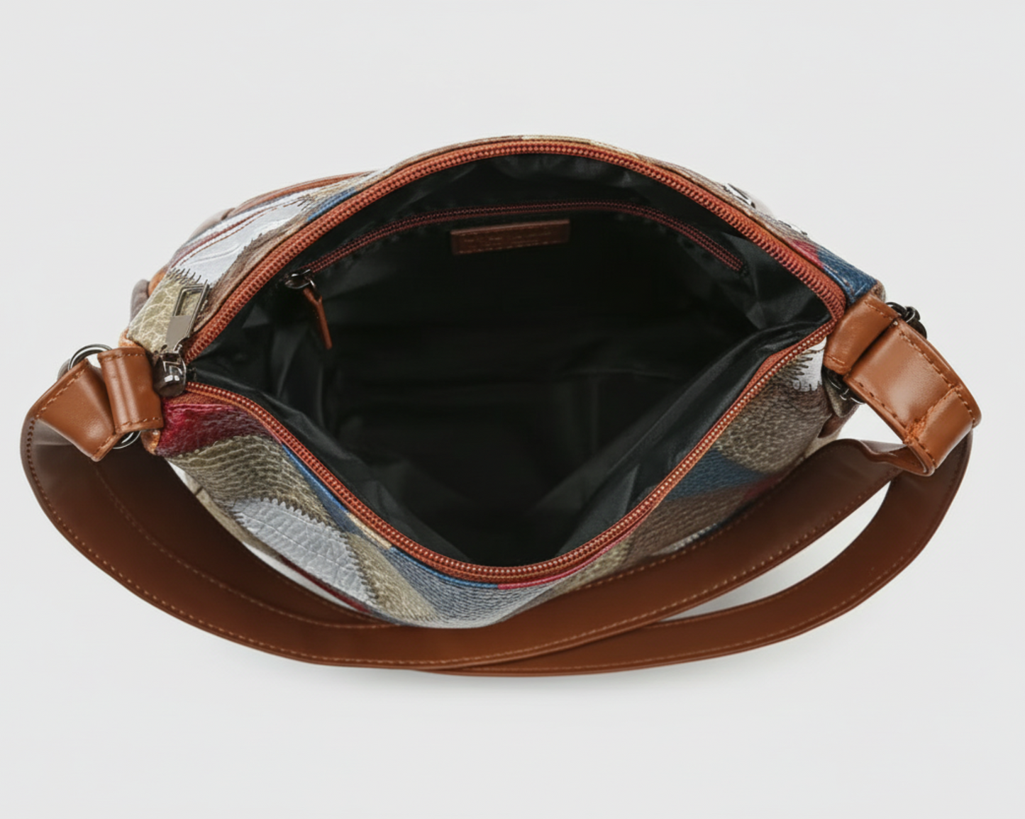 Premium Vegan Leather Handbag: Crossbody Style