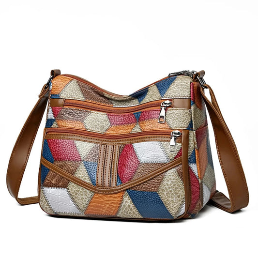 Premium Vegan Leather Handbag: Crossbody Style - Lily Bloom Store