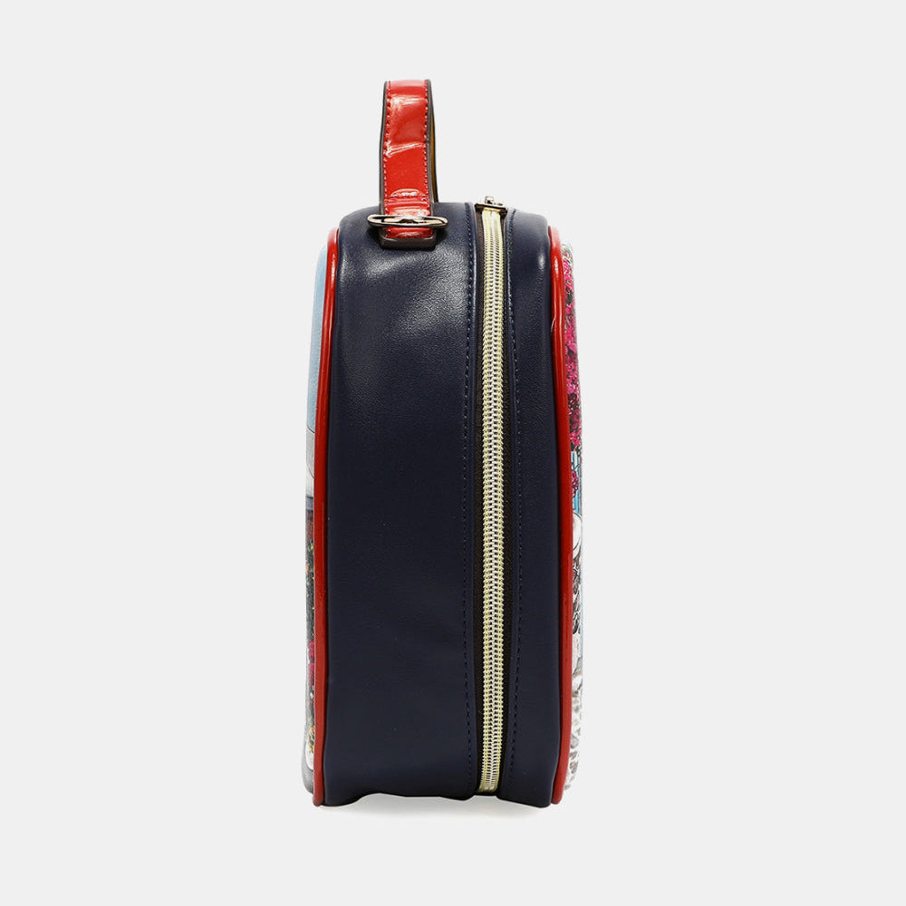 Printed Handbag with Three Pouches | Lily Bloom