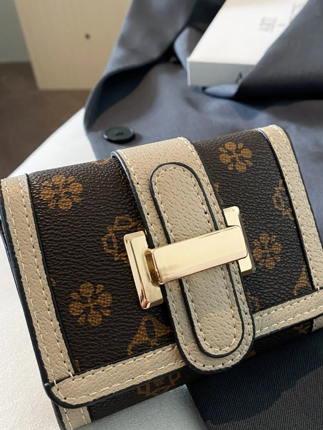 Printed Vegan Leather Wallet | Lily Bloom