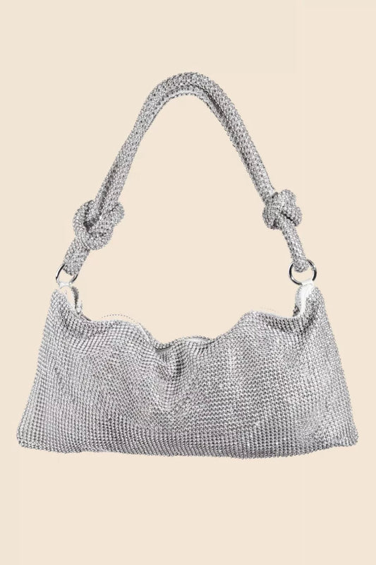 Rhinestone Studded Hobo Bag | Lily Bloom