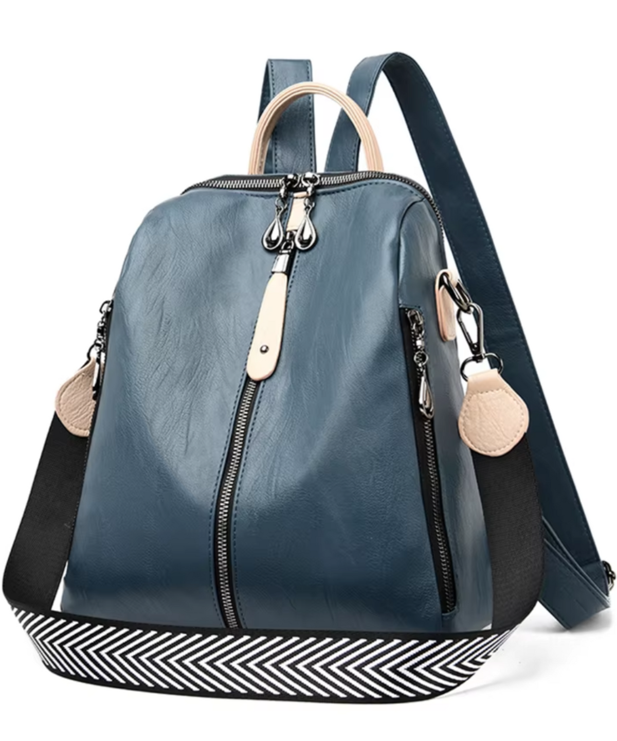 blue faux leather backpack Fashion Soft Vegan Rucksack premium-alabama-flag-collection How to Spool a The large zippered main Color - Size - Pack Quantity:Green Pumpkin Red - 4 inch - 12 pack