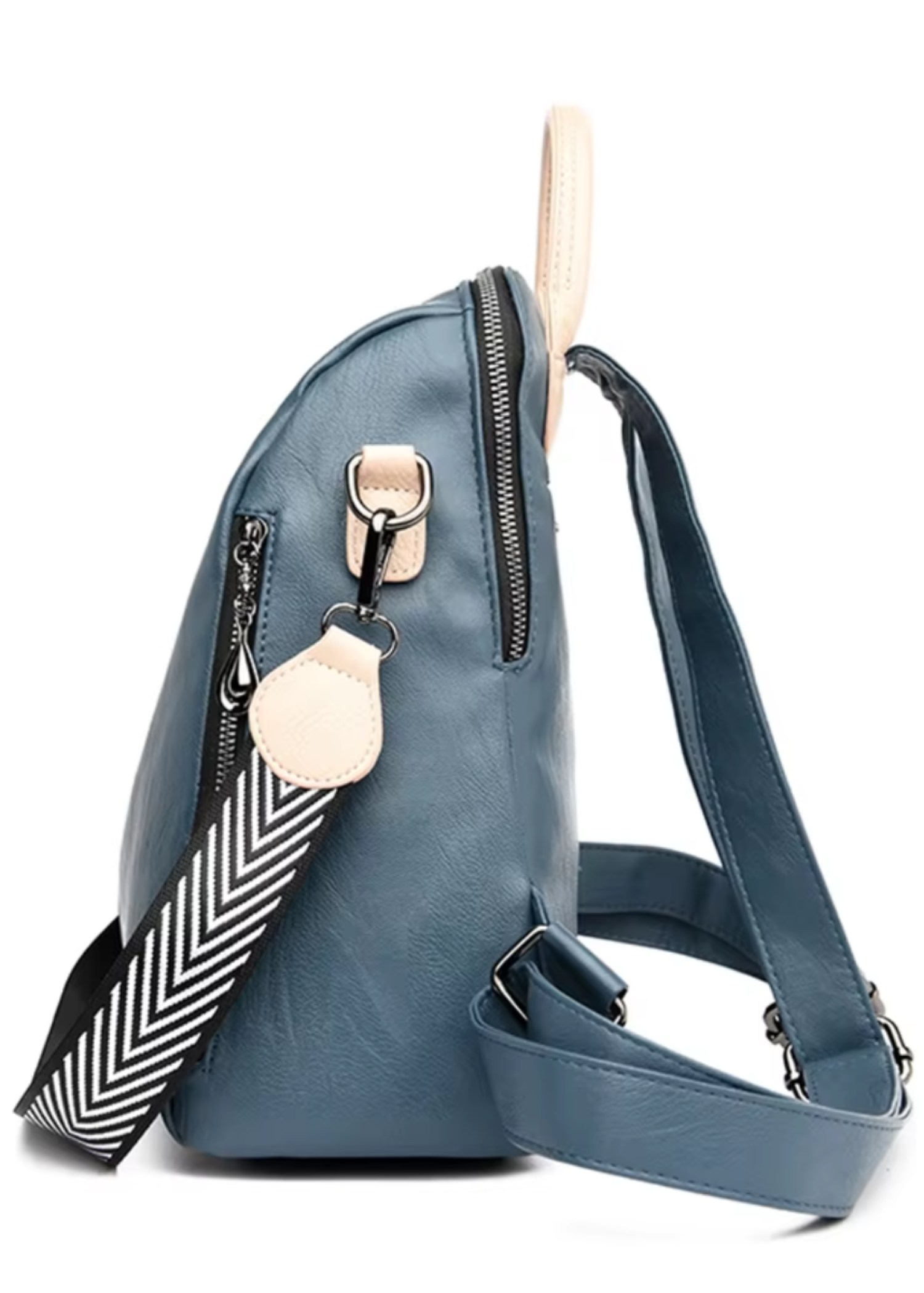 Fashion Backpack Soft Vegan Leather Rucksack