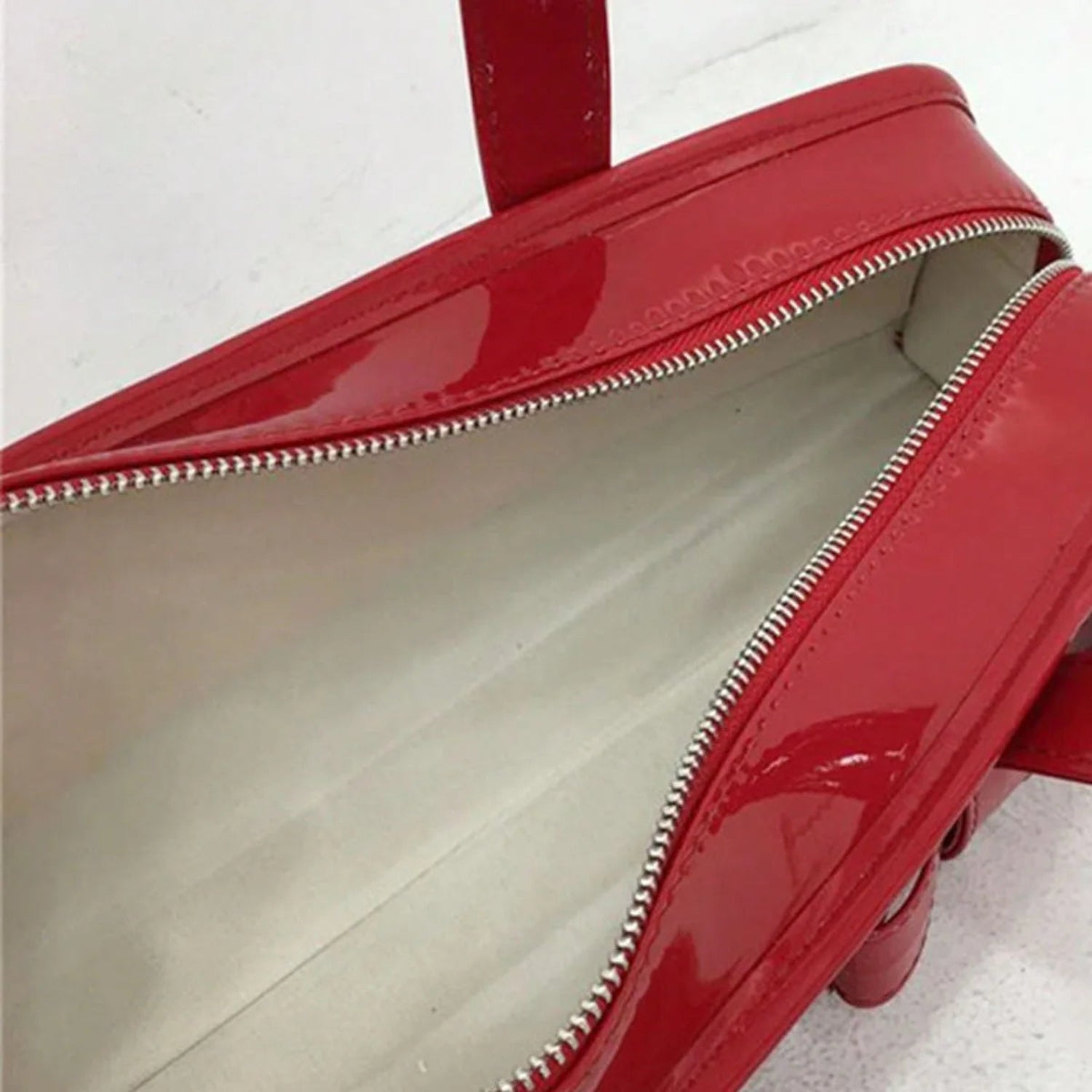 Spicy Girl Lacquer Vegan Leather Square Bow Handbag