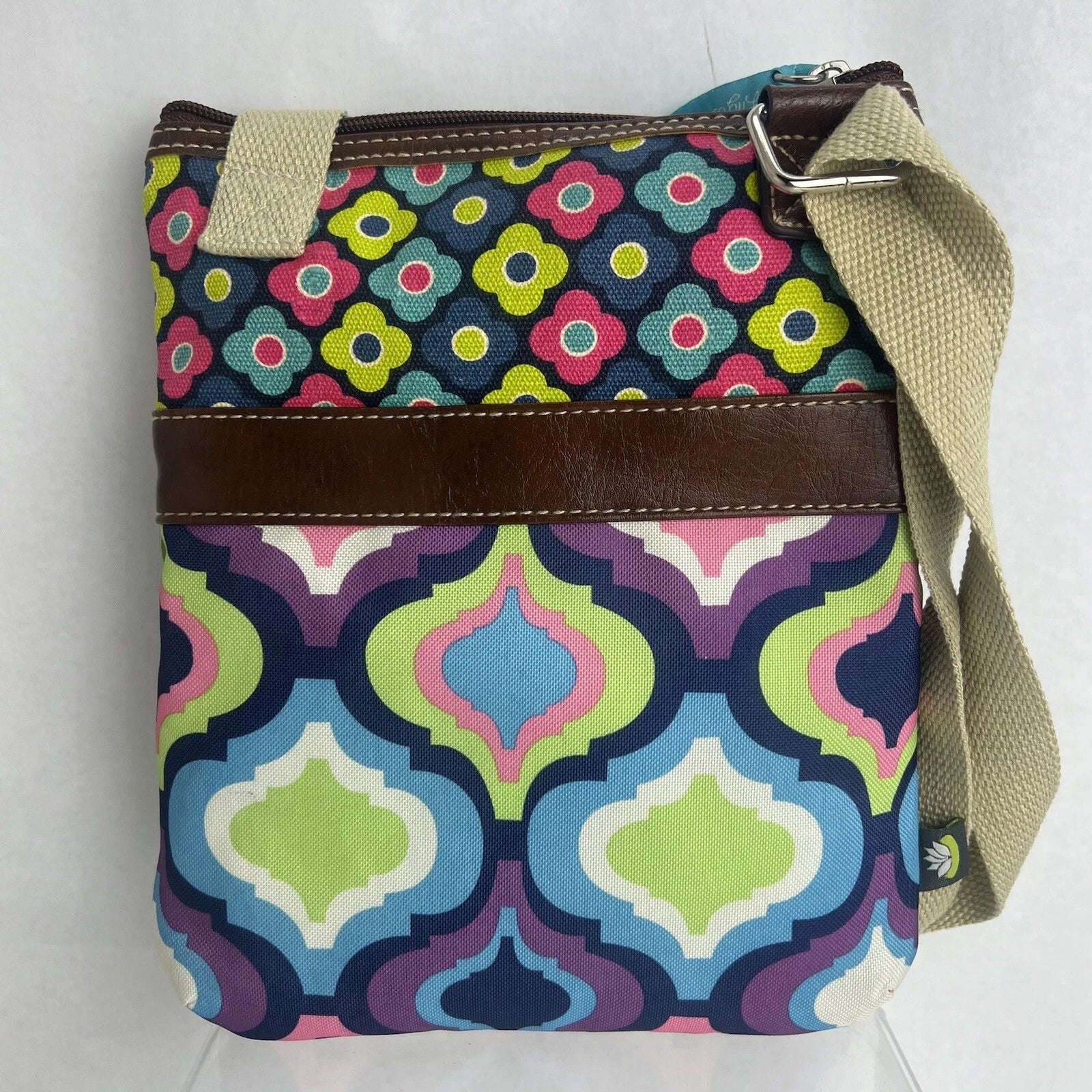 Spring Floral Crossbody Bag