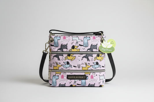 Spring Paws Crossbody Bag - Lily Bloom